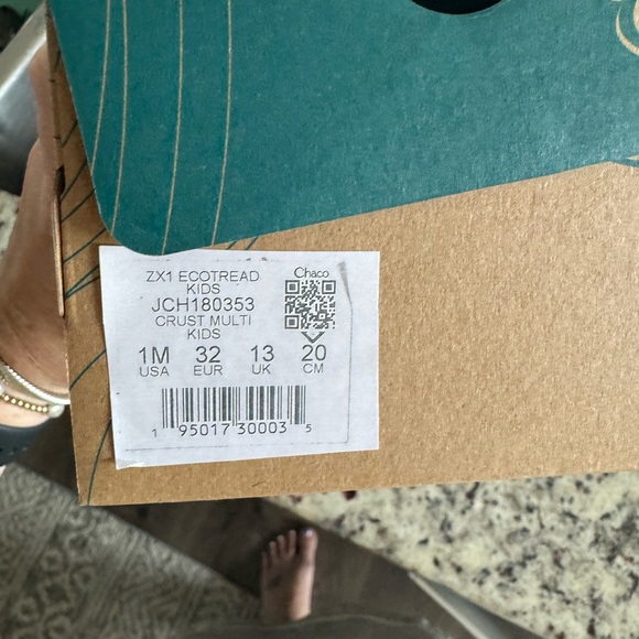 🆕 Kids Chaco ZX/1 EcoTread™ Sandal - Picture 3 of 3